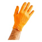 Lavex Pro Nitrile Heavy-Duty Powder-Free 6 Mil Thick Diamond-Textured Gloves - Large - 100/Box Lavex Pro Nitrile Heavy-Duty Powder-Free 6 Mil Thick Diamond-Textured Gloves - Large - 100/Box