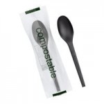 World Centric Compostable PLA Lined Fiber Clamshell Hoagie Box 9