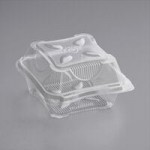 World Centric Compostable PLA Lined Fiber Clamshell Hoagie Box 9