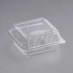 World Centric Compostable PLA Lined Fiber Clamshell Hoagie Box 9