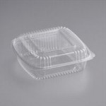 World Centric Compostable PLA Lined Fiber Clamshell Hoagie Box 9