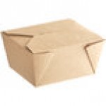 Choice Kraft Microwavable Folded Paper #1 Take-Out Container 4 3/8 Choice Kraft Microwavable Folded Paper #1 Take-Out Container 4 3/8