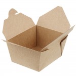 Choice Kraft Microwavable Folded Paper #1 Take-Out Container 4 3/8 Choice Kraft Microwavable Folded Paper #1 Take-Out Container 4 3/8
