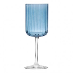 Libbey Linear 13.5 oz. Blue Wine / Cocktail Glass - Sample