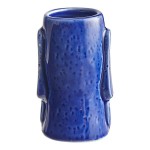Acopa 2.5 oz. Blue Ceramic Tiki Mug / Shot Glass - Sample