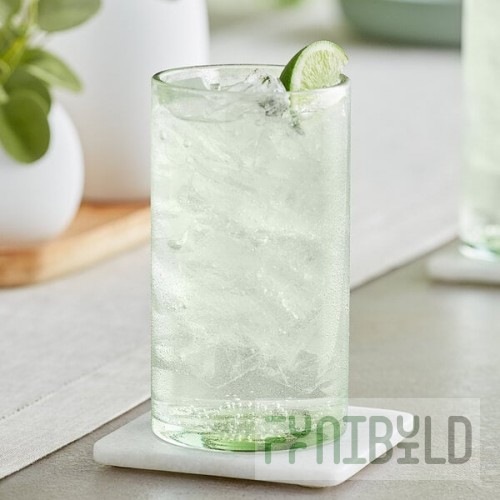 Acopa Pangea 16 oz. Green Beverage Glass - Sample