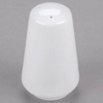 Libbey 911194500 Reflections Aluma White Porcelain Salt Shaker - 36/Case Libbey 911194500 Reflections Aluma White Porcelain Salt Shaker - 36/Case