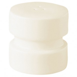 RAK Porcelain Nordic Warm White Porcelain Salt Shaker - 12/Case RAK Porcelain Nordic Warm White Porcelain Salt Shaker - 12/Case