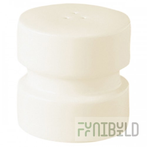 RAK Porcelain Nordic Warm White Porcelain Salt Shaker - 12/Case