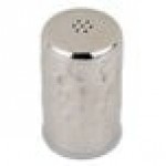 American Metalcraft HMSP2 2 oz. Hammered Finish Stainless Steel Salt & Pepper Shaker Set - 12/Case