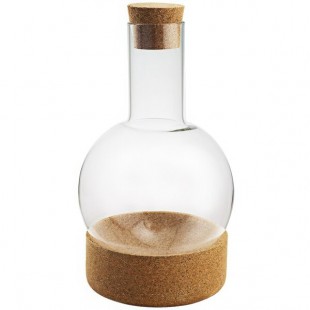 Franmara Apollo 50 oz. Decanter with Cork Base and Cork Stopper