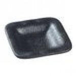 Solia Pasta Ravioli 0.75 oz. Square Black Porcelain Mini Dish - 216/Case Solia Pasta Ravioli 0.75 oz. Square Black Porcelain Mini Dish - 216/Case