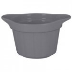 RAK Porcelain Chef's Fusion 1 oz. Stone Gray Porcelain Double Ramekin - 12/Case RAK Porcelain Chef's Fusion 1 oz. Stone Gray Porcelain Double Ramekin - 12/Case