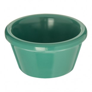 Carlisle 2 oz. Green Smooth Melamine Ramekin - 72/Case
