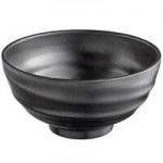 Acopa Izumi 1.5 oz. Matte Black Melamine Sauce Dish - 12/Pack