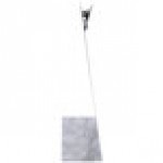 Menu Solutions MTCL-811 Alumitique Aluminum Menu Tent with Clip - Swirl Finish - 8 1/2 Menu Solutions MTCL-811 Alumitique Aluminum Menu Tent with Clip - Swirl Finish - 8 1/2