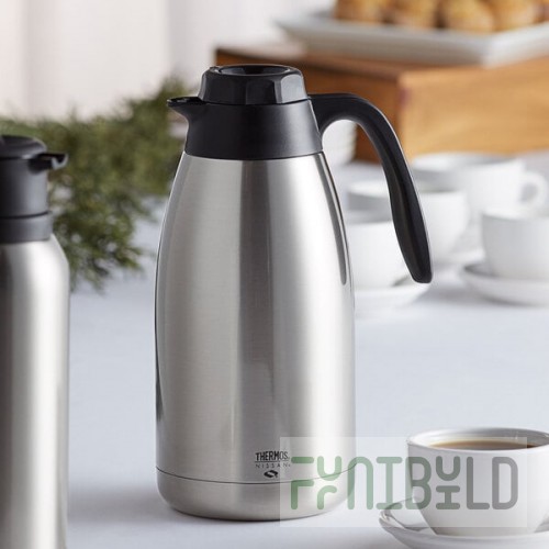 Thermos FN371 64 oz. Brew-Thru Stainless Steel Vacuum Insulated Carafe by Arc Cardinal