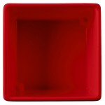 TableCraft CW4024R Contemporary Collection Red 1 Qt. Straight Sided Bowl