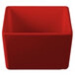TableCraft CW4024R Contemporary Collection Red 1 Qt. Straight Sided Bowl