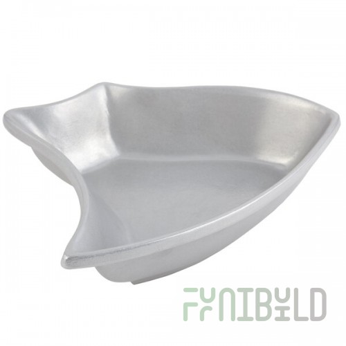 Bon Chef 70008P Futura 64 oz. Pewter-Glo Cast Aluminum Bowl