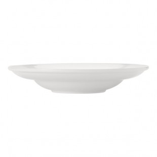 Libbey Porcelana 50.5 oz. Round Bright White Porcelain Pasta Bowl - 6/Case