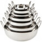 American Metalcraft BD87 62 oz. Stainless Steel Balti Dish - 8 1/8