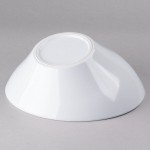 Elite Global Solutions M115 Pappasan White 2 Qt. Slanted Melamine Bowl Elite Global Solutions M115 Pappasan White 2 Qt. Slanted Melamine Bowl