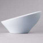 Elite Global Solutions M115 Pappasan White 2 Qt. Slanted Melamine Bowl Elite Global Solutions M115 Pappasan White 2 Qt. Slanted Melamine Bowl