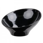 Elite Global Solutions M115 Pappasan White 2 Qt. Slanted Melamine Bowl Elite Global Solutions M115 Pappasan White 2 Qt. Slanted Melamine Bowl