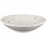 Elite Global Solutions D92R-CC Macchiato 42 oz. Chocolate Chip Round Melamine Bowl - 6/Case