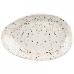 Elite Global Solutions D92R-CC Macchiato 42 oz. Chocolate Chip Round Melamine Bowl - 6/Case