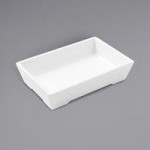 American Metalcraft GGRW8 Grab & Go 32 oz. White Round Melamine Bowl