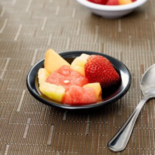 Carlisle KL80503 Kingline 4.75 oz. Black Rimmed Fruit Bowl - 48/Case Carlisle KL80503 Kingline 4.75 oz. Black Rimmed Fruit Bowl - 48/Case