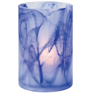 Hollowick 44017DB Wysp Dark Blue Glass Cylinder Lamp Hollowick 44017DB Wysp Dark Blue Glass Cylinder Lamp