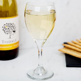 Libbey 3965 Teardrop 8.5 oz. Customizable White Wine Glass - 24/Case