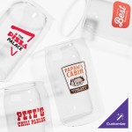 Acopa Select 16 oz. Customizable Can Glass - 12/Case