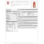 Lawry's 23 oz. Sweet Basil, Citrus, and Garlic Rub - 6/Case