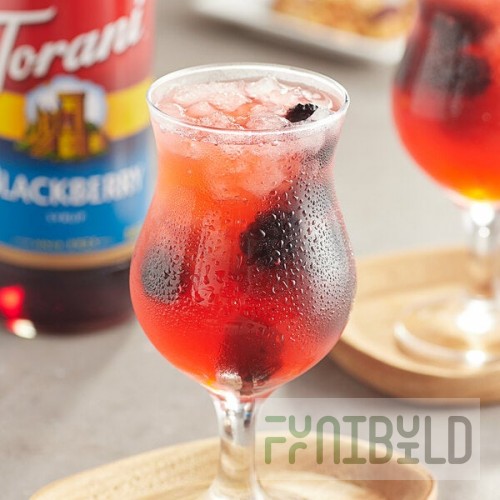 Torani Blackberry Flavoring / Fruit Syrup 750 mL Glass Bottle