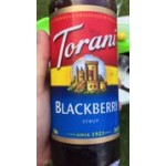 Torani Blackberry Flavoring / Fruit Syrup 750 mL Glass Bottle