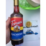 Torani Blackberry Flavoring / Fruit Syrup 750 mL Glass Bottle