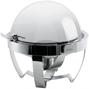 Spring USA Rondo 8 Qt. Round Stainless Steel Chafer 2510635 Spring USA Rondo 8 Qt. Round Stainless Steel Chafer 2510635