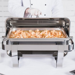 Vollrath 46529 9 Qt. Orion Retractable Electric Chafer Full Size 120V Vollrath 46529 9 Qt. Orion Retractable Electric Chafer Full Size 120V
