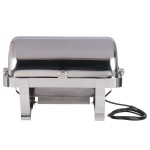 Vollrath 46529 9 Qt. Orion Retractable Electric Chafer Full Size 120V