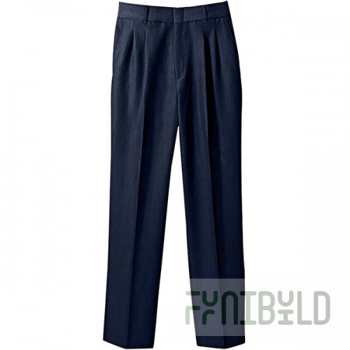 National Patrol by Henry Segal Women's Navy Pleated Front Suit Pants - 10