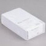 Choice 1 Part White Blank Guest Check with Carbon Sheet - 10/Pack Choice 1 Part White Blank Guest Check with Carbon Sheet - 10/Pack