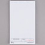 Choice 1 Part White Blank Guest Check with Carbon Sheet - 10/Pack Choice 1 Part White Blank Guest Check with Carbon Sheet - 10/Pack