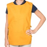 Intedge Gold Adjustable Poly-Cotton Cobbler Apron with 2 Pockets - 29 Intedge Gold Adjustable Poly-Cotton Cobbler Apron with 2 Pockets - 29