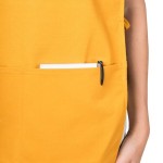 Intedge Gold Adjustable Poly-Cotton Cobbler Apron with 2 Pockets - 29 Intedge Gold Adjustable Poly-Cotton Cobbler Apron with 2 Pockets - 29
