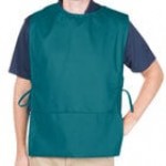 Intedge Gold Adjustable Poly-Cotton Cobbler Apron with 2 Pockets - 29 Intedge Gold Adjustable Poly-Cotton Cobbler Apron with 2 Pockets - 29