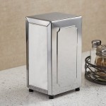 Choice Stainless Steel Tall-Fold Two-Sided Tabletop Napkin Dispenser Choice Stainless Steel Tall-Fold Two-Sided Tabletop Napkin Dispenser